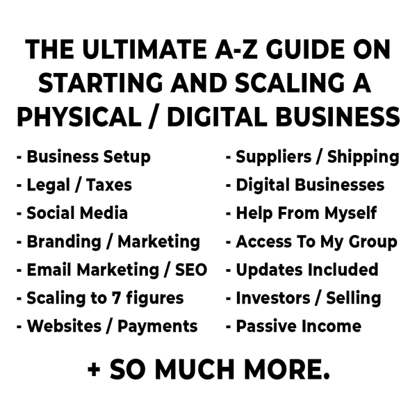 How to start and scale a business E-Book
